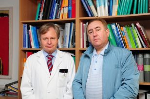 Профессор Краус и руководитель "Феникс Сервис" Радислав Гельфенбаум