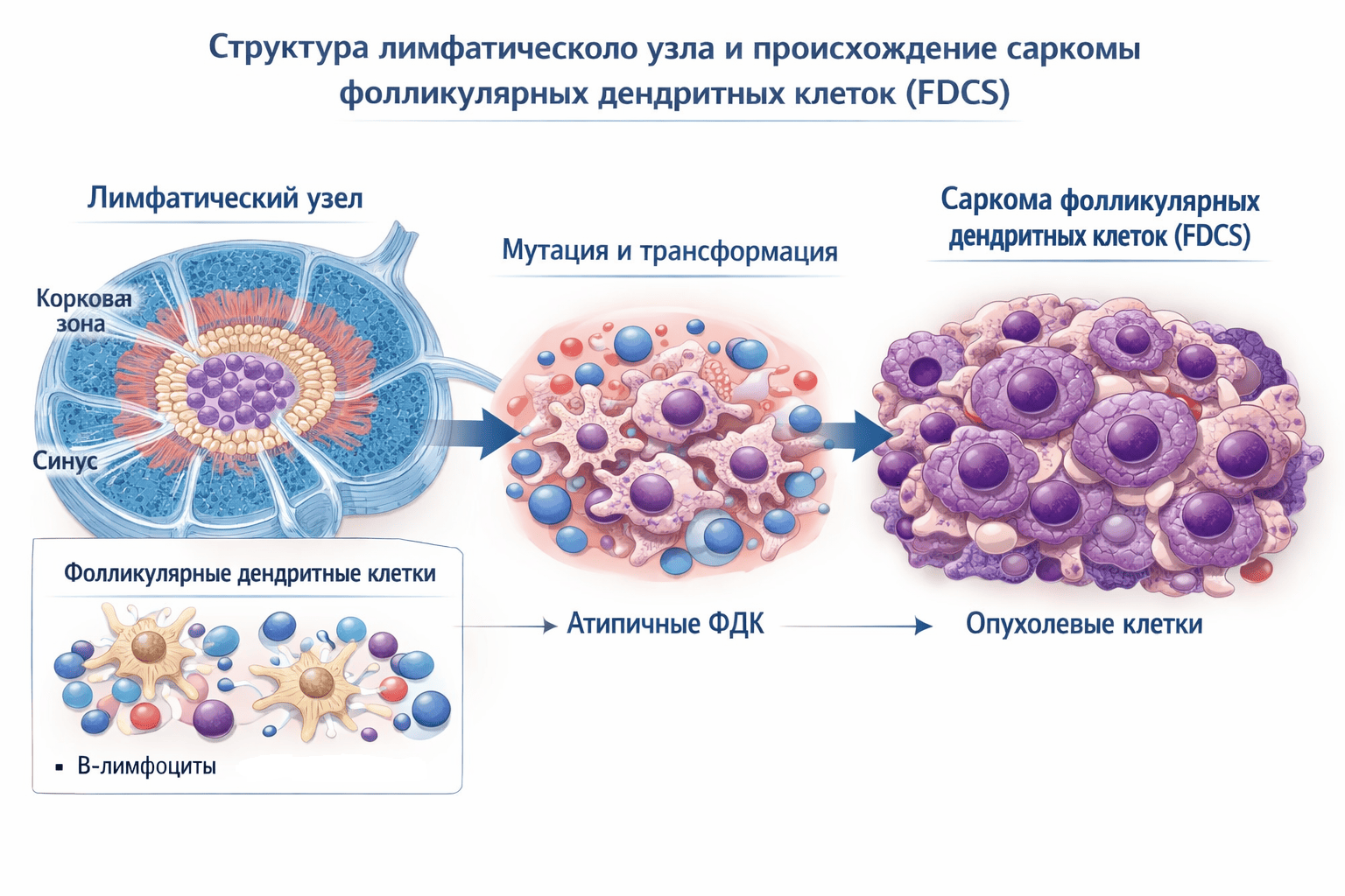 Саркома фолликулярных дендритных клеток: клинические особенности, диагностика и современные подходы к лечению в Германии